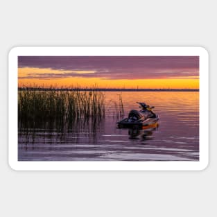 Jet Ski on Lake Mulwala, Yarrawonga Mulwala Sticker